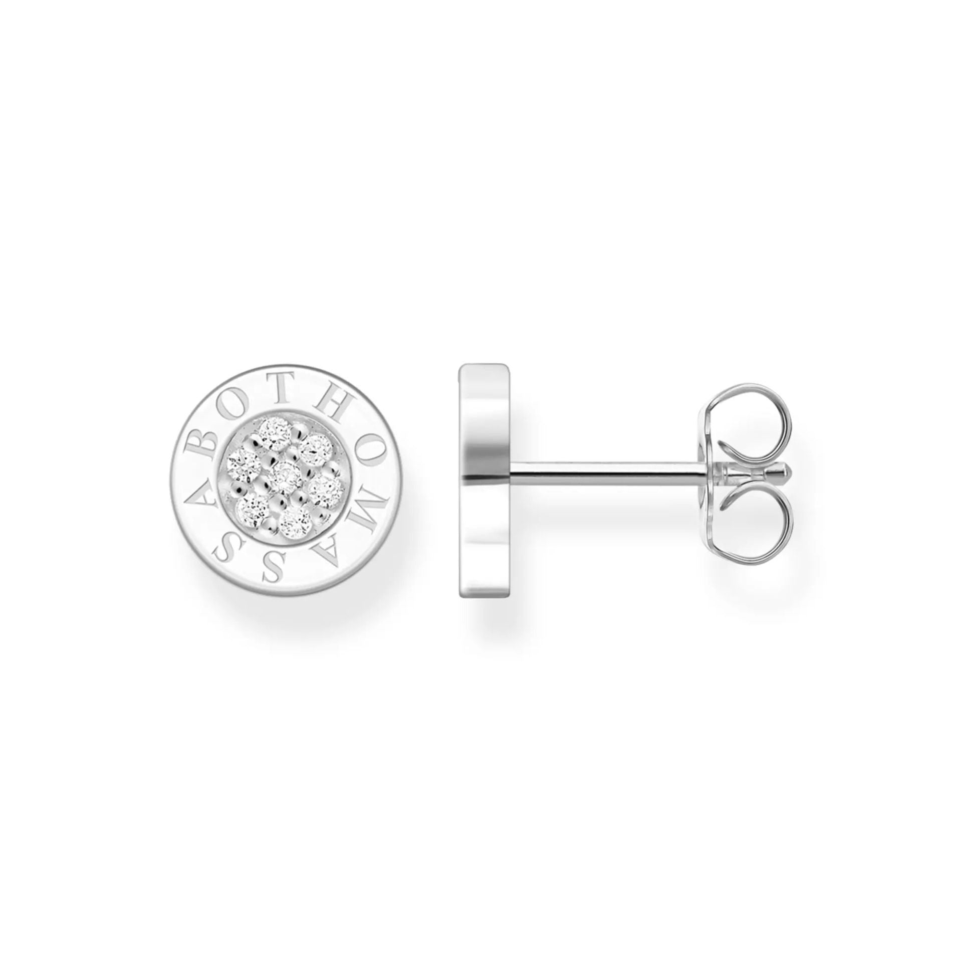 Thomas Sabo Ohrstecker Silber 925 mit weissen Zirkonia Pavé