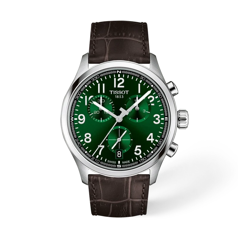 Tissot Chrono L 42mm Grün Herrenuhr - T116.417.16.092.00