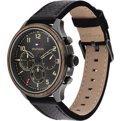 Tommy Hilfiger Asher Day Date Schwarz Herrenuhr - 1791854