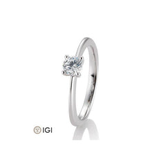 18 Karat Solitär-Ring 4er Krappe 0,40-0.60 ct. - 41057350