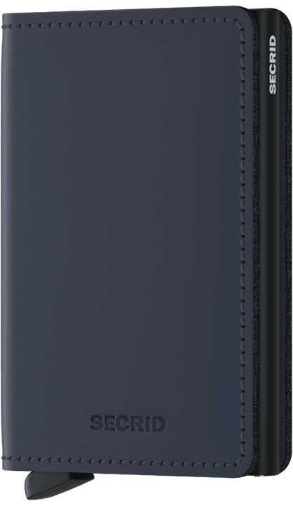 Secrid Slimwallet Matte Night Blue mit Gravur - SM-Night Blue