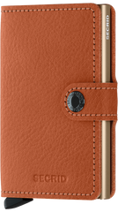 Secrid Miniwallet Veg Caramello-Sand mit Gravur - MVg-Caramello-Sand