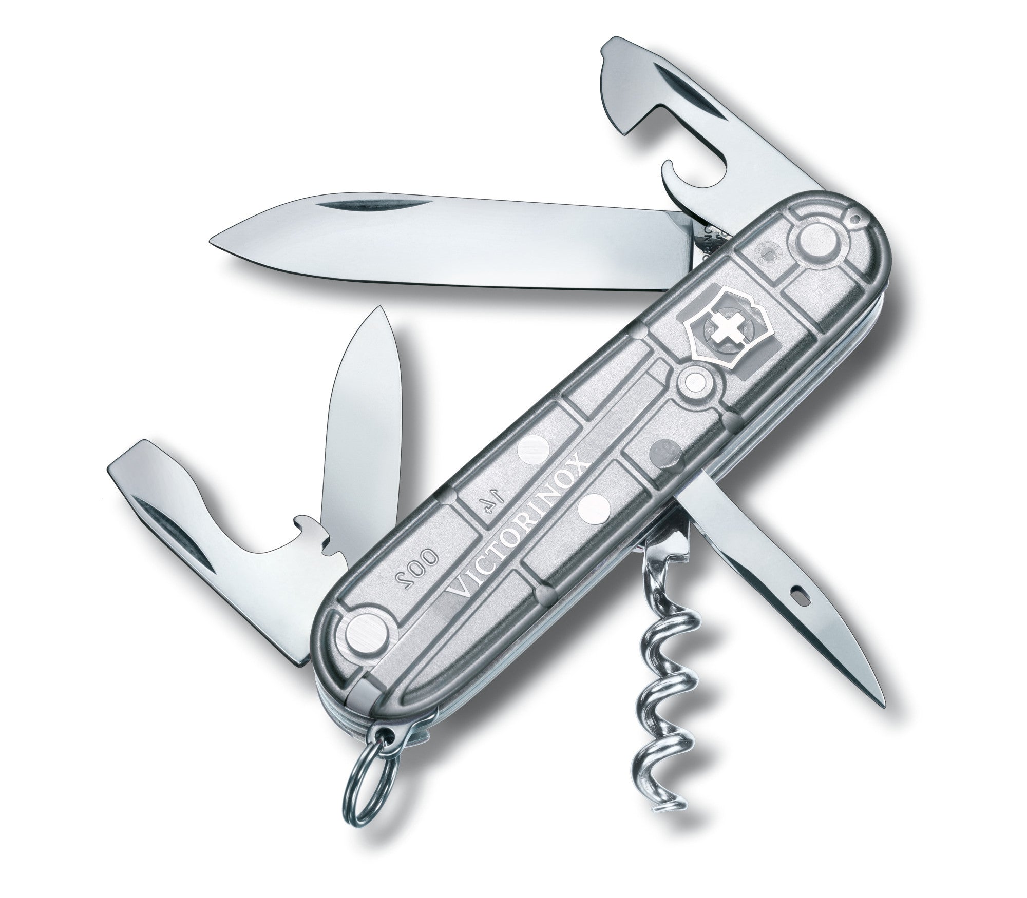Victorinox Spartan Silver Tech Taschenmesser mit Gratis Gravur - 1.3603.T7