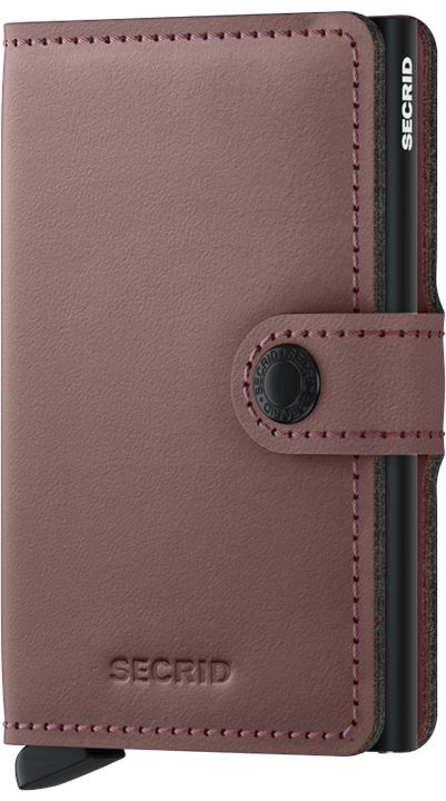 Secrid Miniwallet MATTE ROSE mit Gravur - MM-Rose