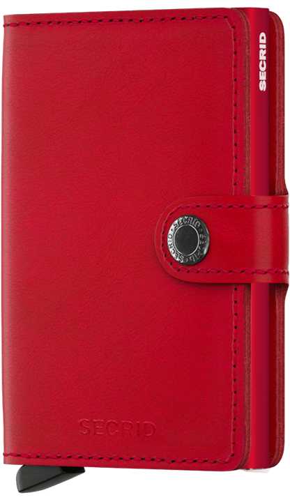 Secrid Miniwallet Original Red mit Gravur - M-Red-Red