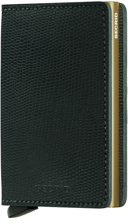 SLIMWALLET RANGO GREEN-GOLD MIT-OHNE GRAVUR