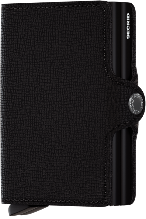 Secrid Twinwallet Crisple Black mit Gravur - TC-Black