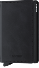SLIMWALLET VINTAGE BLACK MIT-OHNE GRAVUR