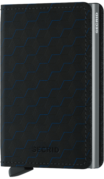 Secrid Slimwallet Optical Black Titanium mit Gravur - SOp-Black-Titanium