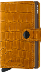 Secrid Miniwallet Cleo Ochre Brown mit Gravur - MCl-Ochre-Brown