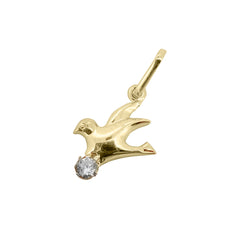 Pendentif Oiseau Or 375