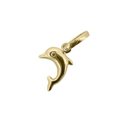 Delfin Anhänger 375 Gold in 9 Karat Gelbgold