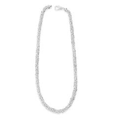 Königskette Collier 55 cm Silber 925 rhodiniert - SC-1007/55