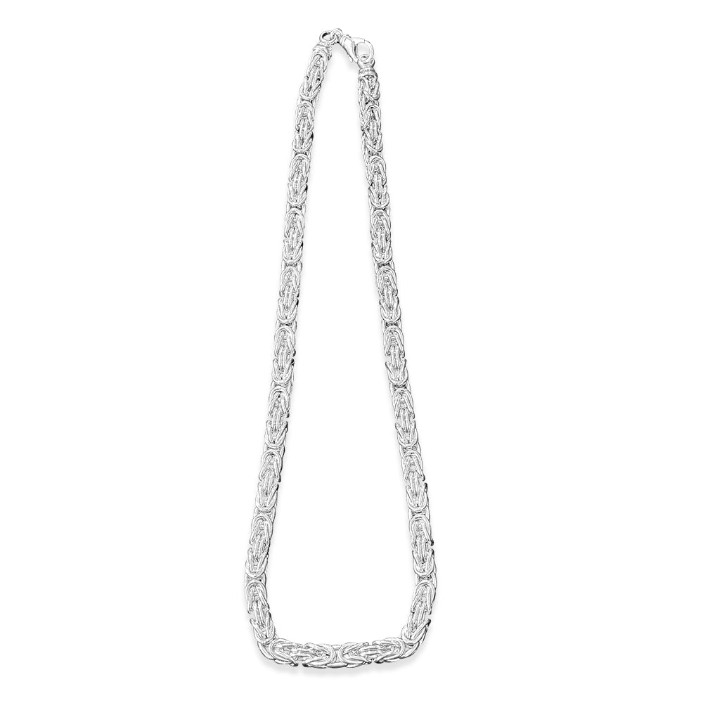 Königskette Collier 55 cm Silber 925 rhodiniert - SC-1005/55