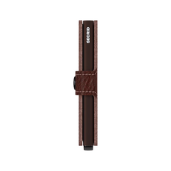 Portefeuille Slimwallet Secrid Veg Espresso-Brown avec gravure - SVg-Espresso-Brown