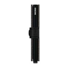 Secrid Miniwallet Veg Black-Black mit Gravur - MVg-Black-Black