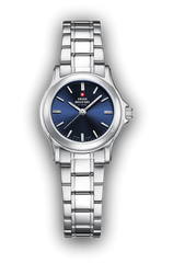 Swiss Military Damenuhr Analog Quarzwerk mit Edelstahl Armband - SM34003.02
