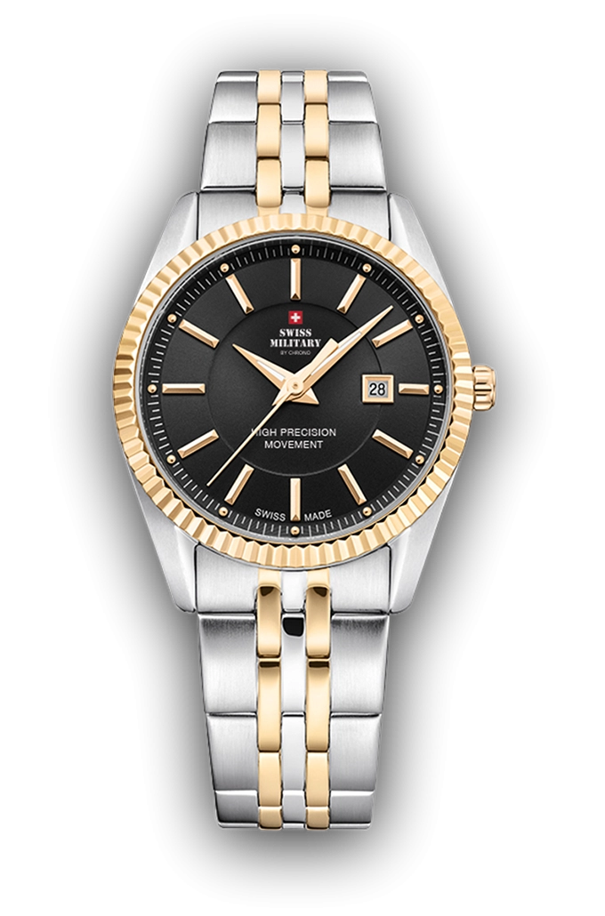 Swiss Military by Chrono Elegante Schweizer Uhr für Frauen - SM34066.04