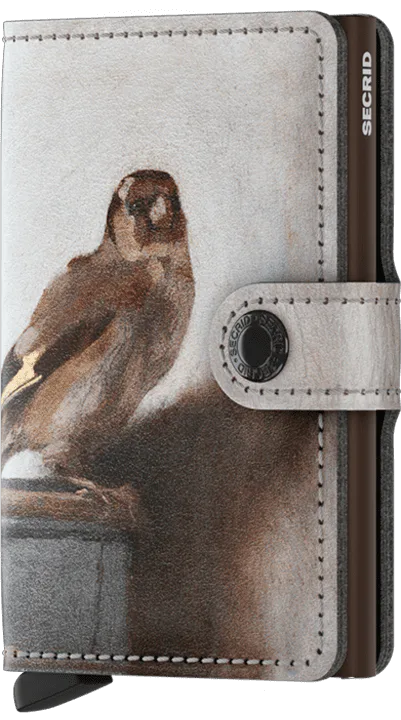 Secrid Miniwallet Art Goldfinch mit Gravur - MAr-Goldfinch
