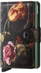 Secrid Miniwallet Art Flowers mit Gravur - MAr-Flowers