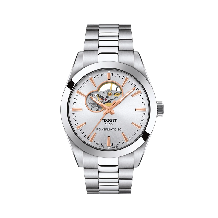 Tissot Gentleman Powermatic 80 Herrenuhr Silber Automatik 40mm - T127.407.11.031.01