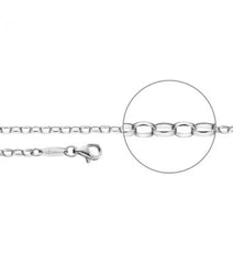 Der Kettenmacher Ankerkette Oval - Silber Kette - A1