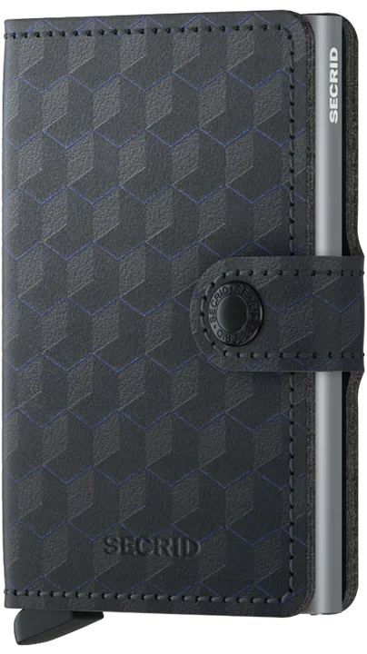 Secrid Miniwallet Optical Black-Titanium mit Gravur - MOp-Black-Titanium