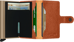 Secrid Miniwallet Veg Caramello-Sand mit Gravur - MVg-Caramello-Sand