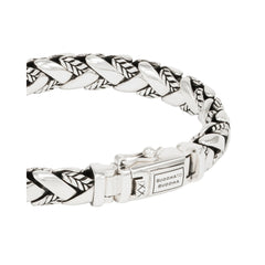 Buddha to Buddha Herrenarmband George Texture Silber