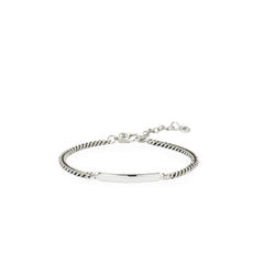 Buddha to Buddha Herrenarmband Essential Bar Silber