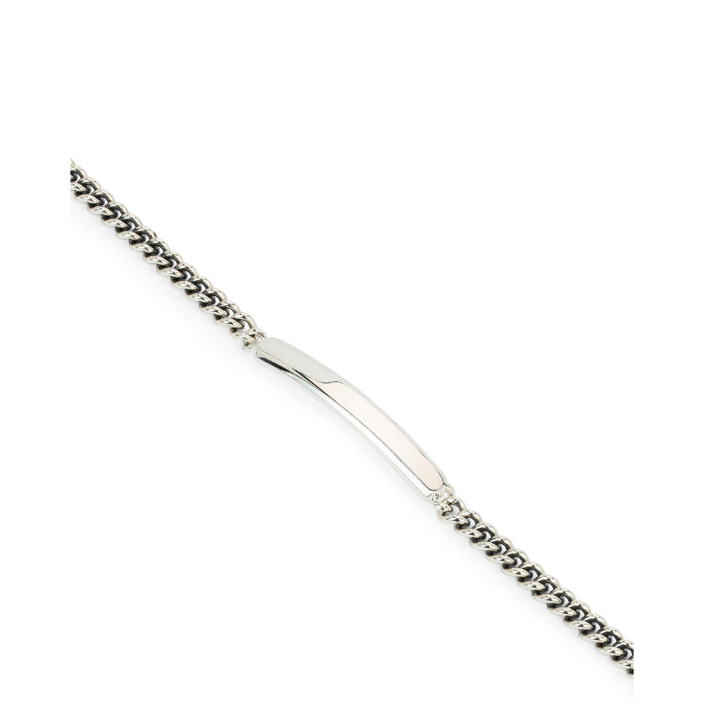 Buddha to Buddha Herrenarmband Mini Essential Bar Silber