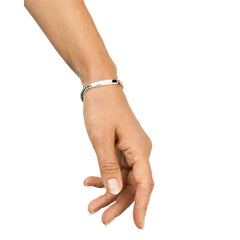 Buddha to Buddha Herrenarmband Essential Bar Silber