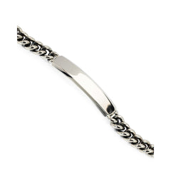Buddha to Buddha Herrenarmband Essential Bar Silber 23cm