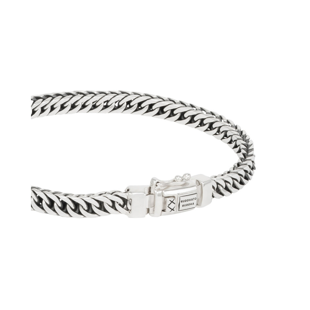 Buddha to Buddha Herren Armband Esther Mini Silber 19cm