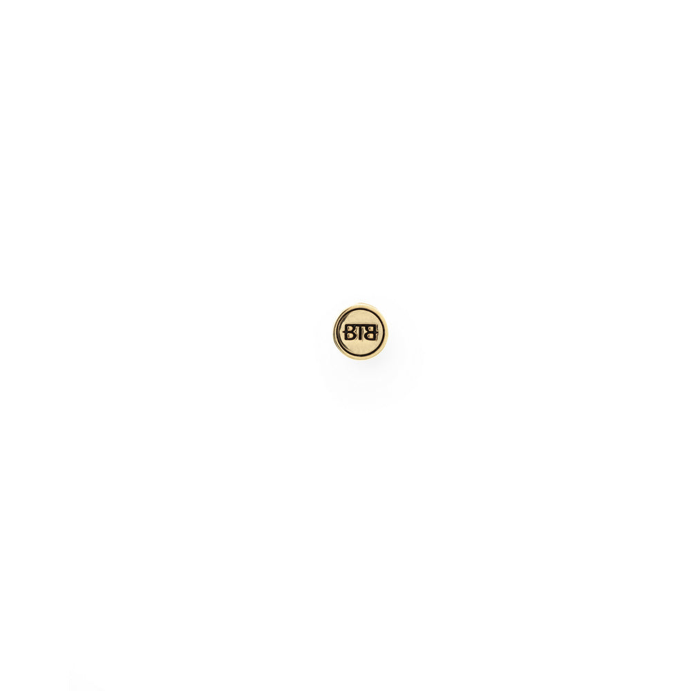 Buddha to Buddha Logo-Ohrstecker Barbara Gold Vermeil