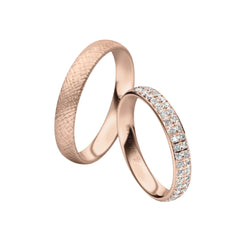 Rauschmayer Trauringe First Individuell Love mit 42 Brillanten - 03024 - 3D