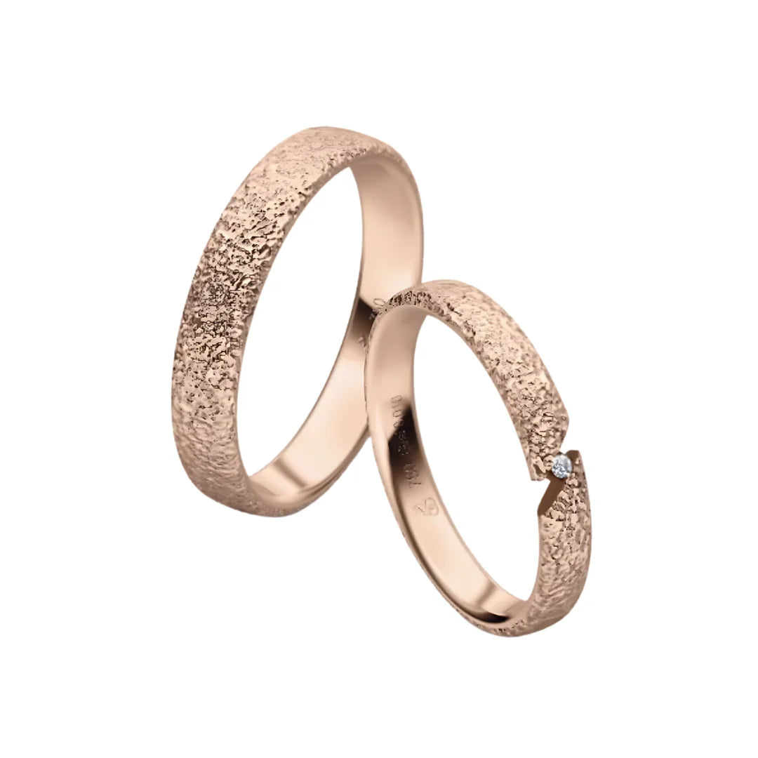 Rauschmayer Trauringe First Individuell Love mit Brillant - 03029 - 3D