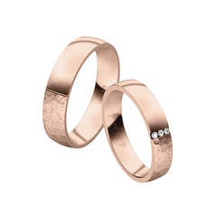 Alliances Rauschmayer First Individual Love avec 3 diamants - 04026 - 3D