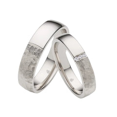 Alliances Rauschmayer First Individual Love avec 3 diamants - 04026 - 3D