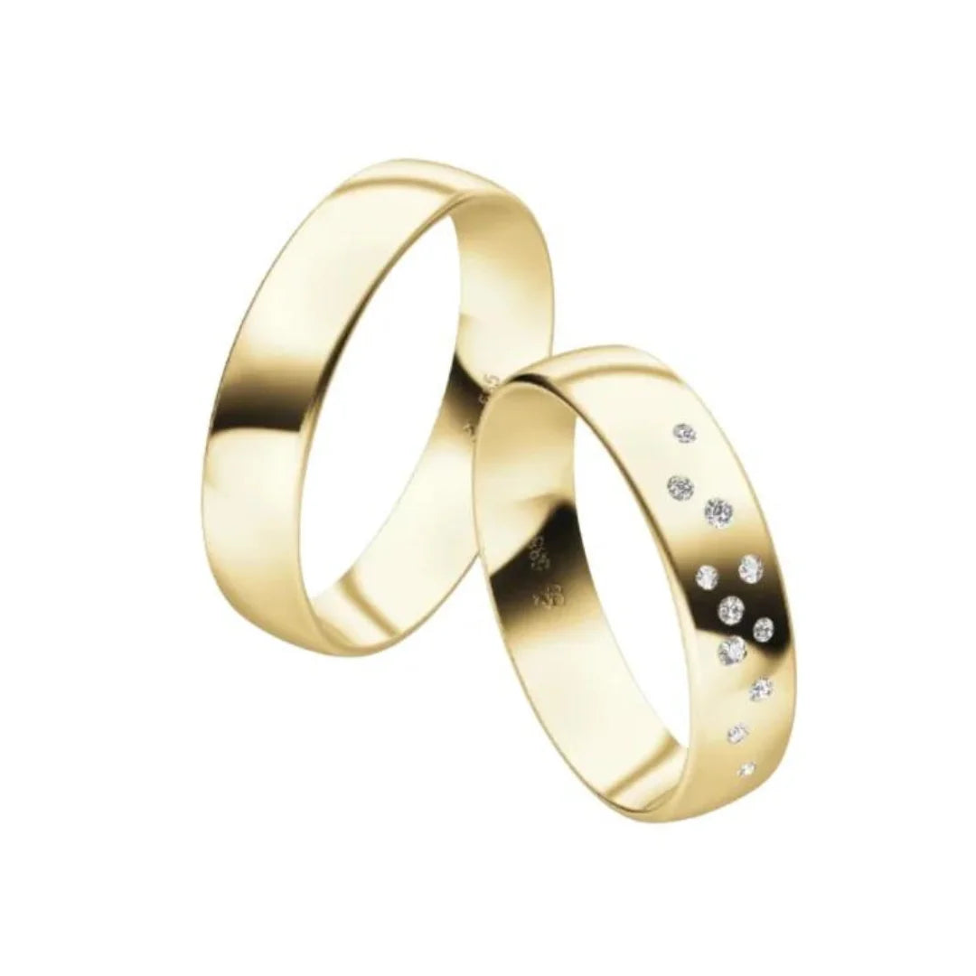 Rauschmayer Trauringe First Individuell Love mit 11 Brillanten - 05706 - 3D
