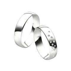 Rauschmayer Trauringe First Individuell Love mit 11 Brillanten - 05706 - 3D