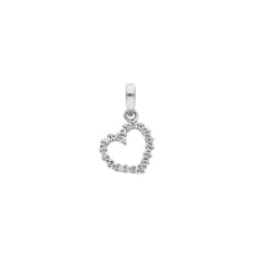 Pendentif coeur en or 18 carats - 750
