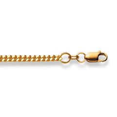 Bracelet gourmette en or 3,5 mm