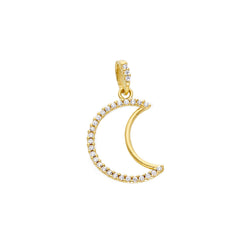 18 Karat Gold - 750 Mond Anhänger