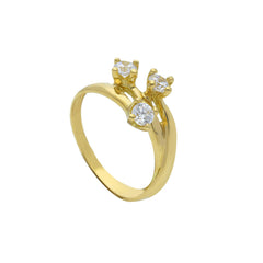 18 Karat Gold - 750 Ring mit Zirkonia Steinen - 159594