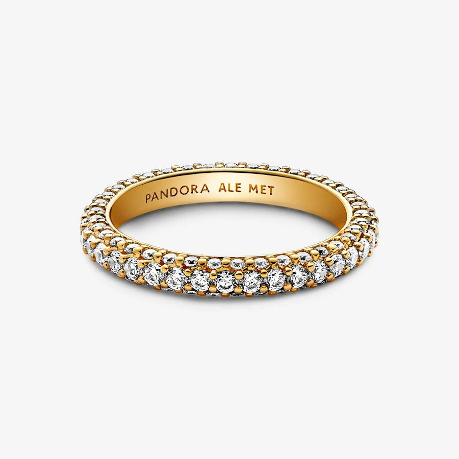 Pandora Damenring - Timeless Einreihiger Pavé Ring - 162627C01