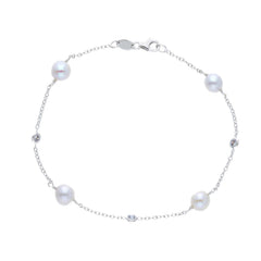 18 Karat Gold Süsswasserperlen Armband - 223265