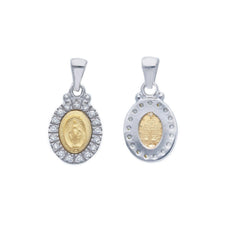 18 Karat - 750 Goldhänger Religiöser Anhänger Bicolor - 165784