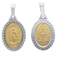 18 Karat - 750 Goldhänger Religiöser Anhänger Bicolor - 165791