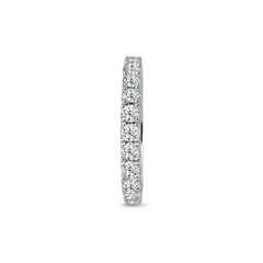18 Karat Weissgold Diamantring mit Krappenfassung - YZ00402